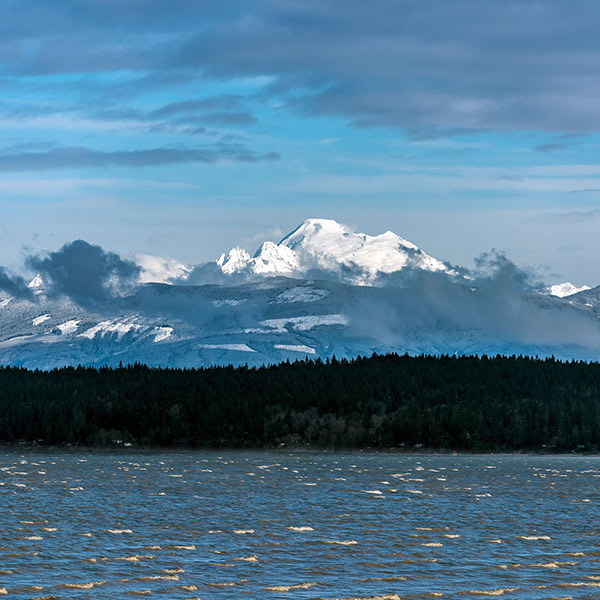 Seashore and Mountain View